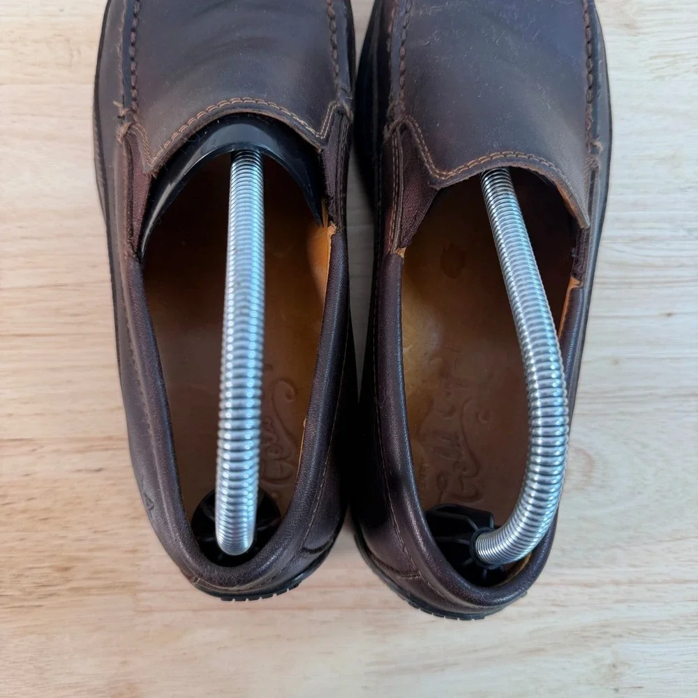 Sperry Gold Cup Loafers Men's Dark Brown Leather Slip-On Round Toe Casual - 9M